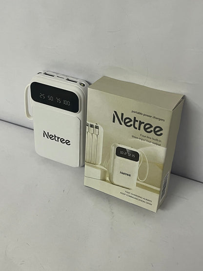 Netree Portable power chargers , 25000mAh 100W USB C Portable Charger, PD QC Fast Charging 3-Output Battery Pack