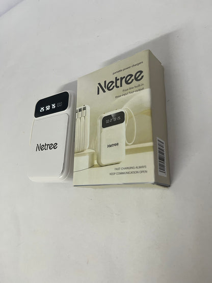 Netree Portable power chargers , 25000mAh 100W USB C Portable Charger, PD QC Fast Charging 3-Output Battery Pack