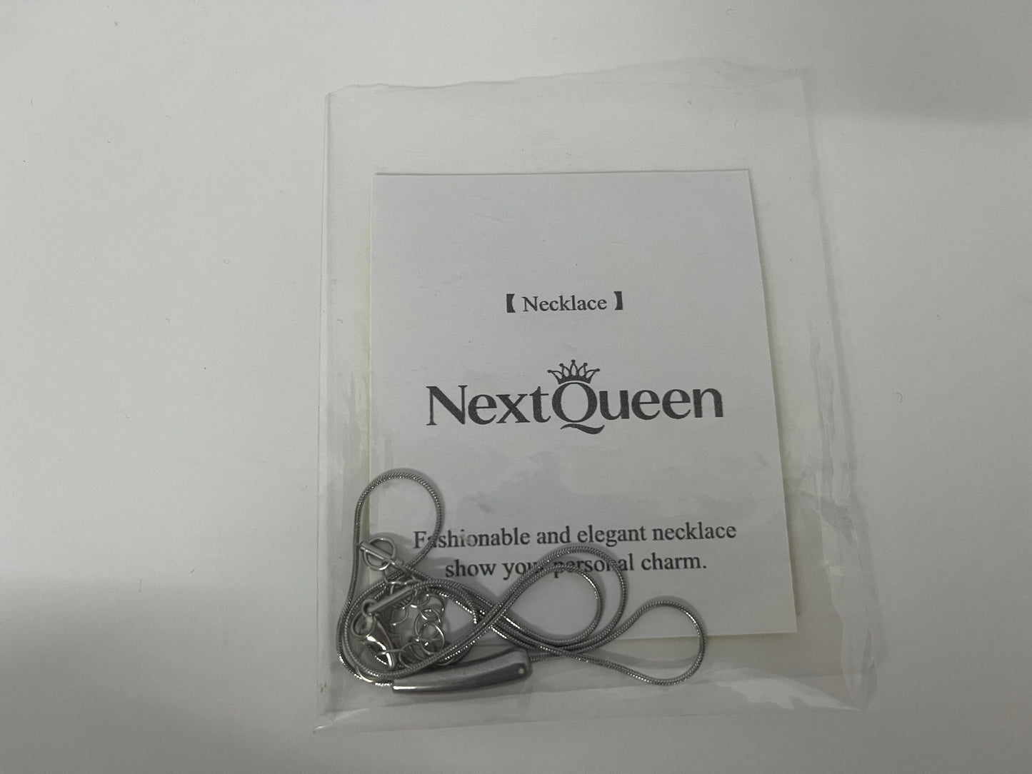 【NextQueen Slim Bar Pendant Necklace】—— Minimalist Elegance for Everyday Style