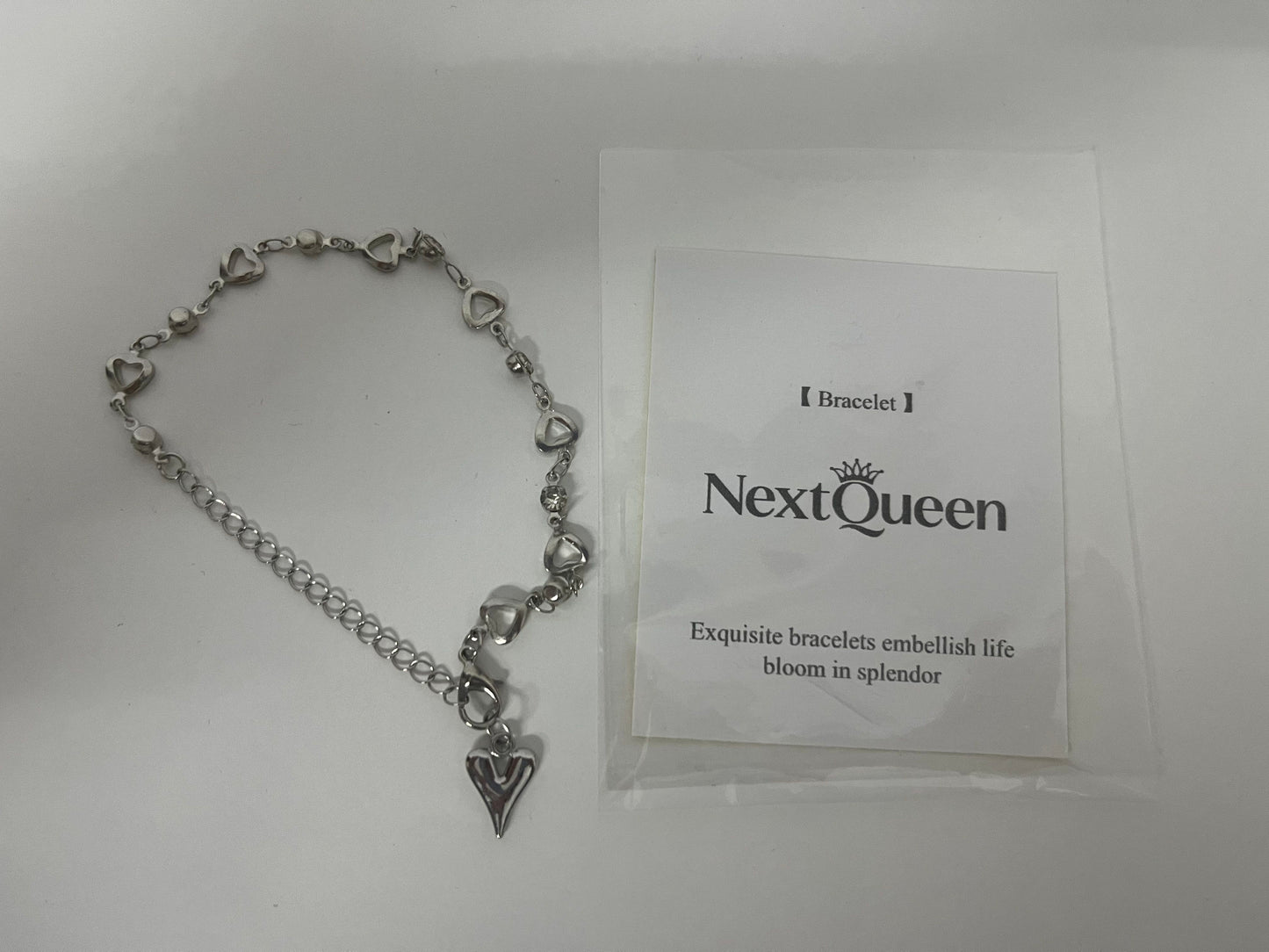 【NextQueen Heart-Chain Layered Bracelet】—— Delicate Elegance for Everyday Style