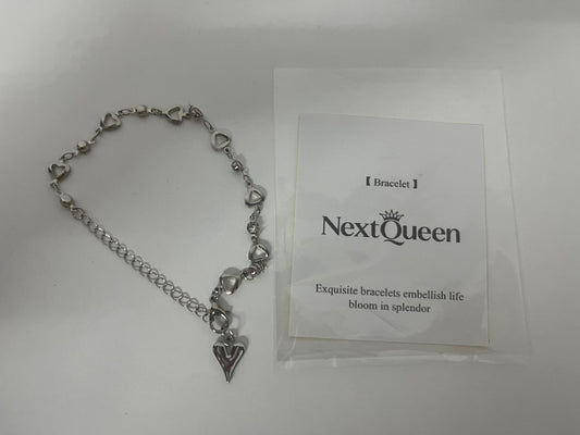 【NextQueen Heart-Chain Layered Bracelet】—— Delicate Elegance for Everyday Style