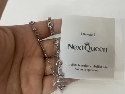 【NextQueen Heart-Chain Layered Bracelet】—— Delicate Elegance for Everyday Style