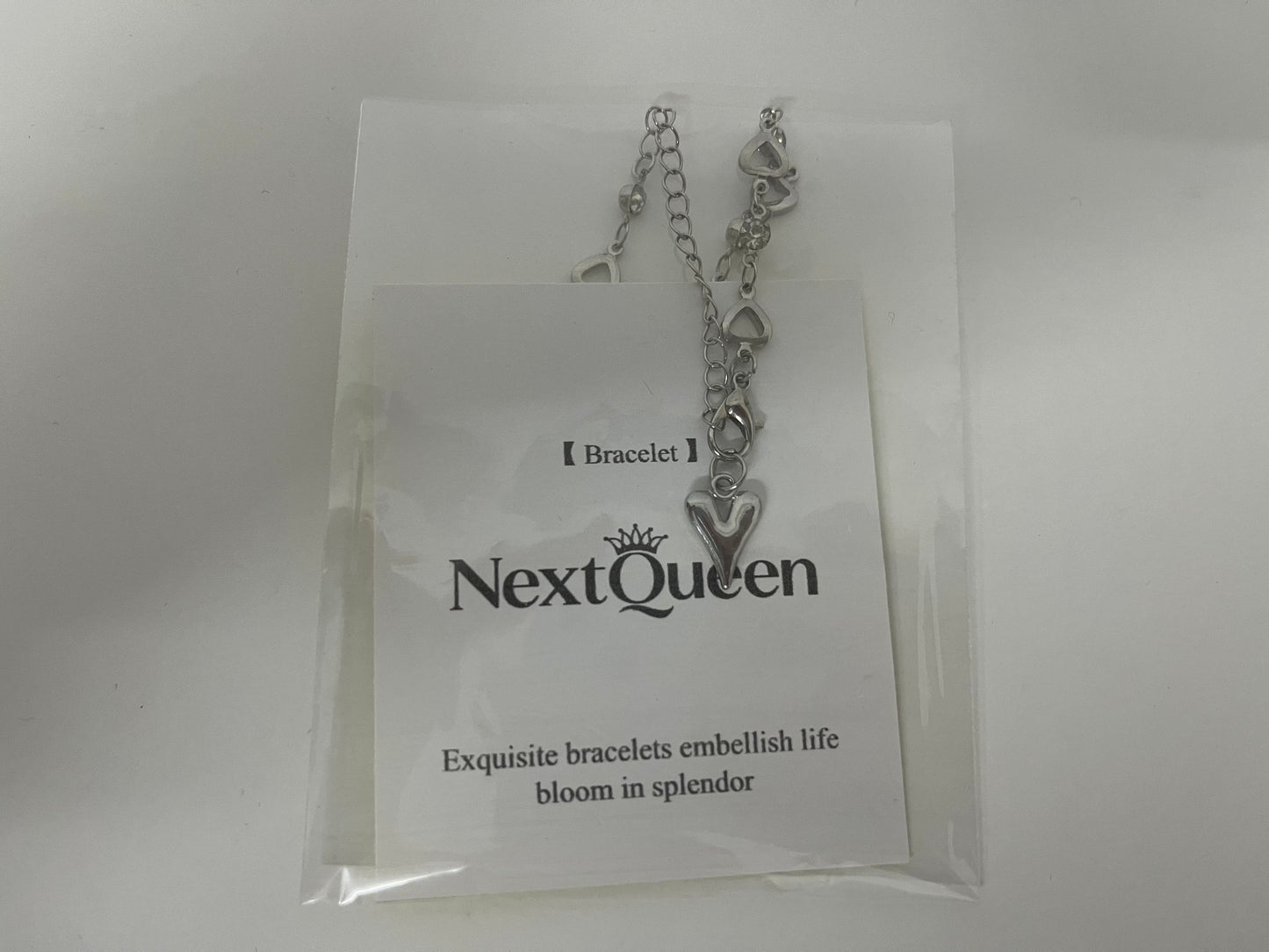 【NextQueen Heart-Chain Layered Bracelet】—— Delicate Elegance for Everyday Style