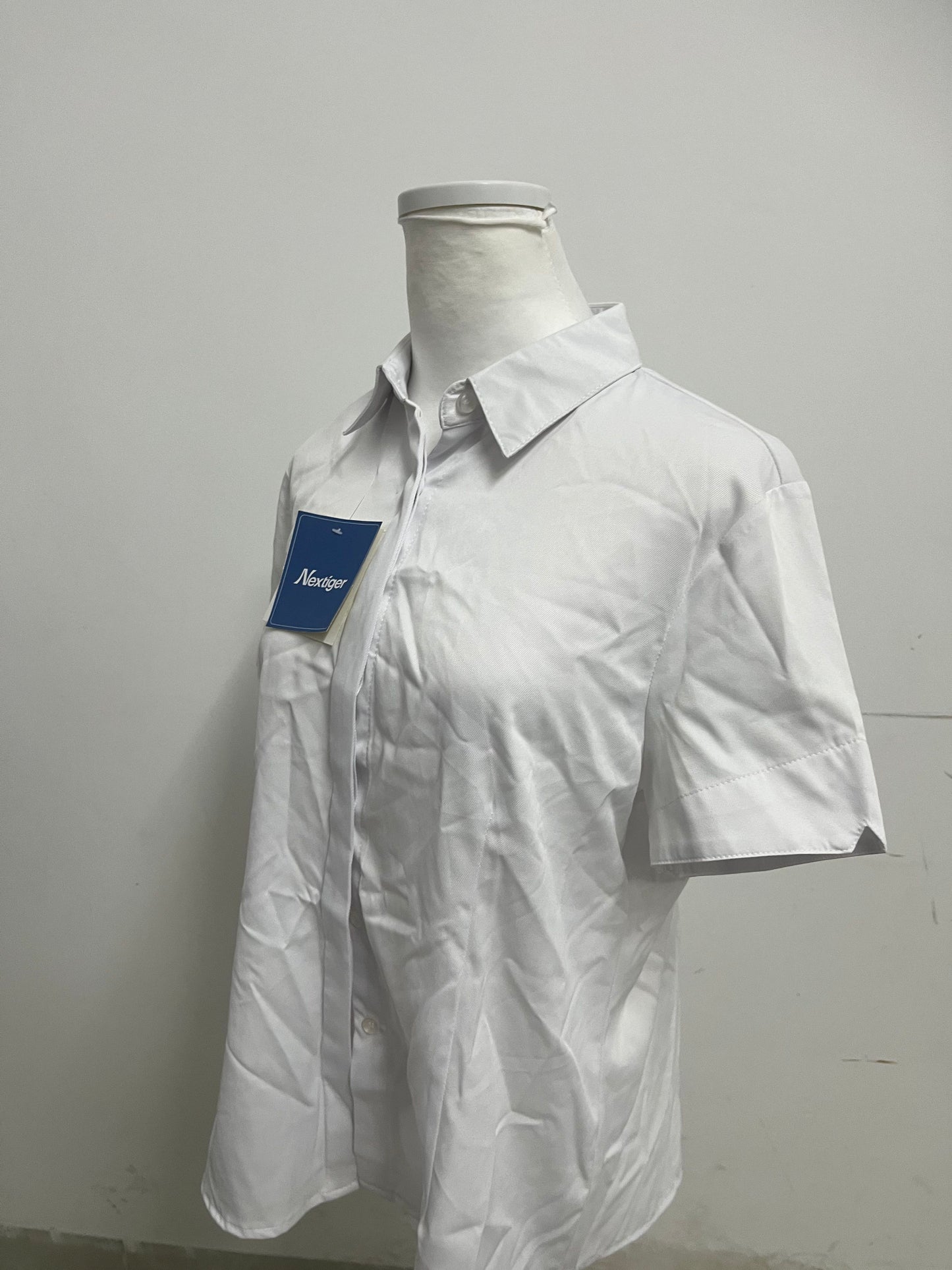 【Nextiger Short-Sleeve White Shirt】—— Versatile & Breathable Daily Essential