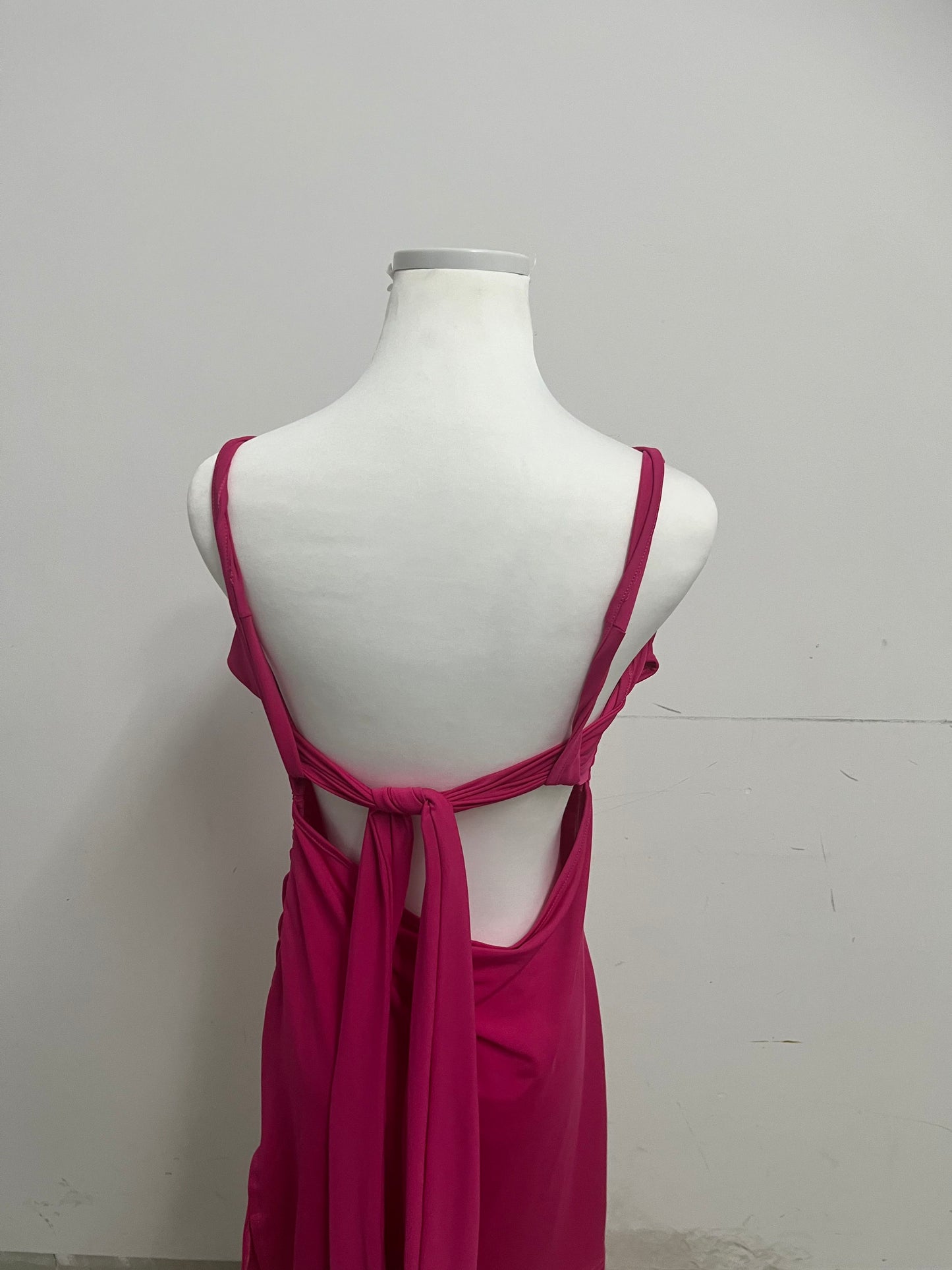 【Nextiger Magenta One-Shoulder Dress】—— Stylish & Flattering Occasion Wear