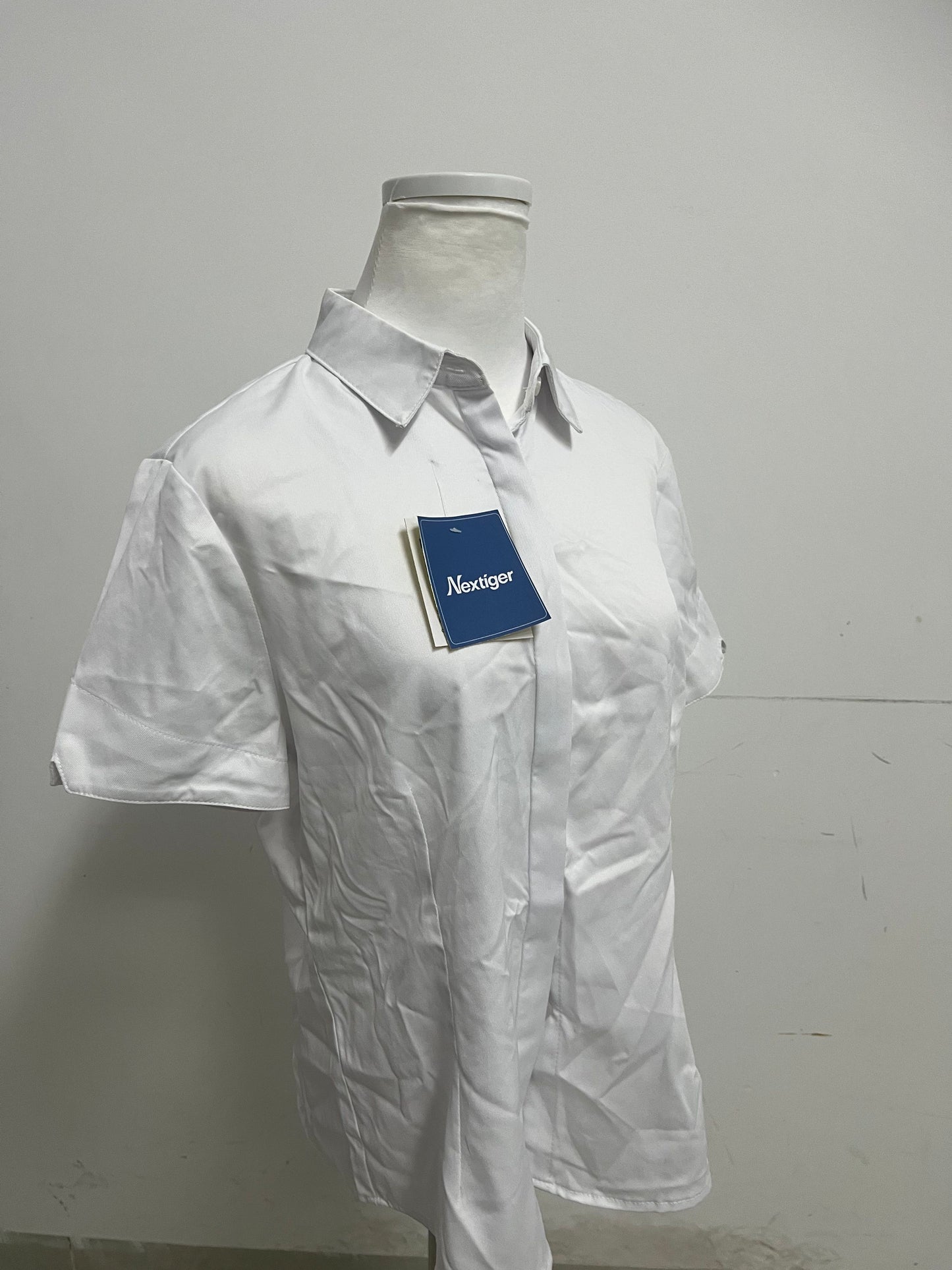 【Nextiger Short-Sleeve White Shirt】—— Versatile & Breathable Daily Essential