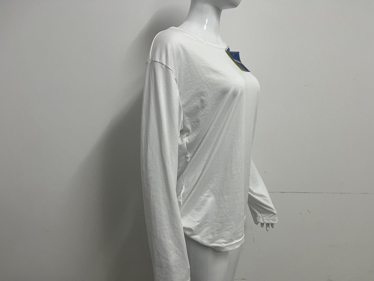 [Nextstory T-shirts]——Nextstory 100% Cotton Oversized Long-Sleeve T-Shirt - Versatile Basic Layering Top