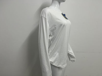[Nextstory T-shirts]——Nextstory 100% Cotton Oversized Long-Sleeve T-Shirt - Versatile Basic Layering Top