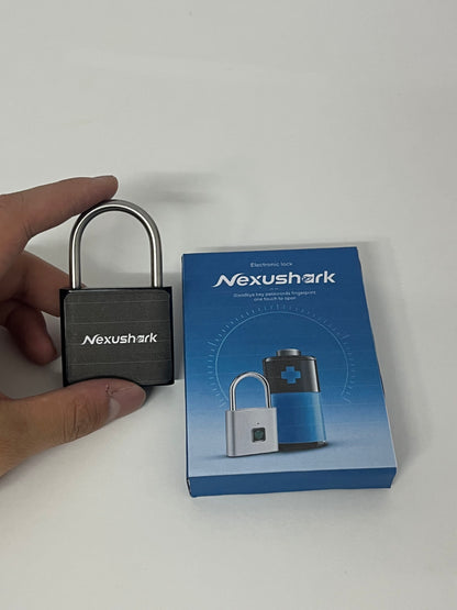 [Nexushark Electric locks]-Smart Fingerprint Padlock - Waterproof Anti-Theft Electronic Lock