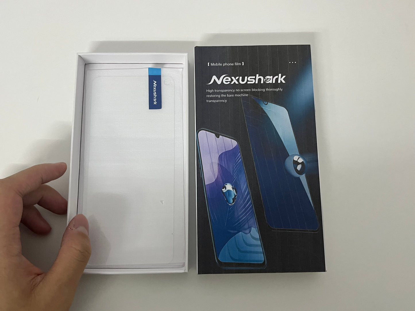 [Nexushark Mobile phone screen protectors]-Tempered Glass Screen Protector - Anti-Fingerprint & Scratch-Resistant