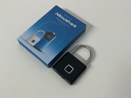[Nexushark Electric locks]-Smart Fingerprint Padlock - Waterproof Anti-Theft Electronic Lock