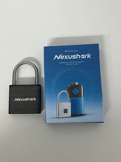 [Nexushark Electric locks]-Smart Fingerprint Padlock - Waterproof Anti-Theft Electronic Lock