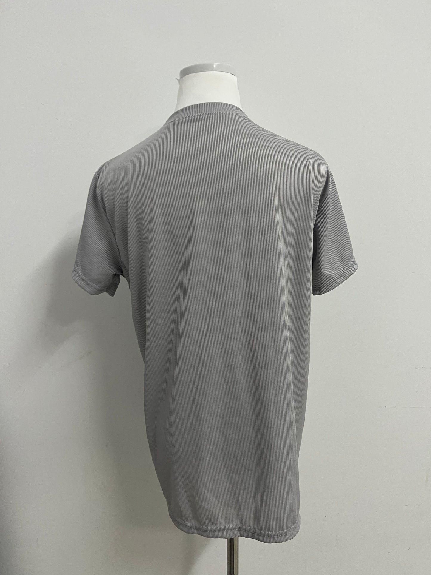 Nightop Minimalist Crew Neck Ribbed Short Sleeve T-Shirt