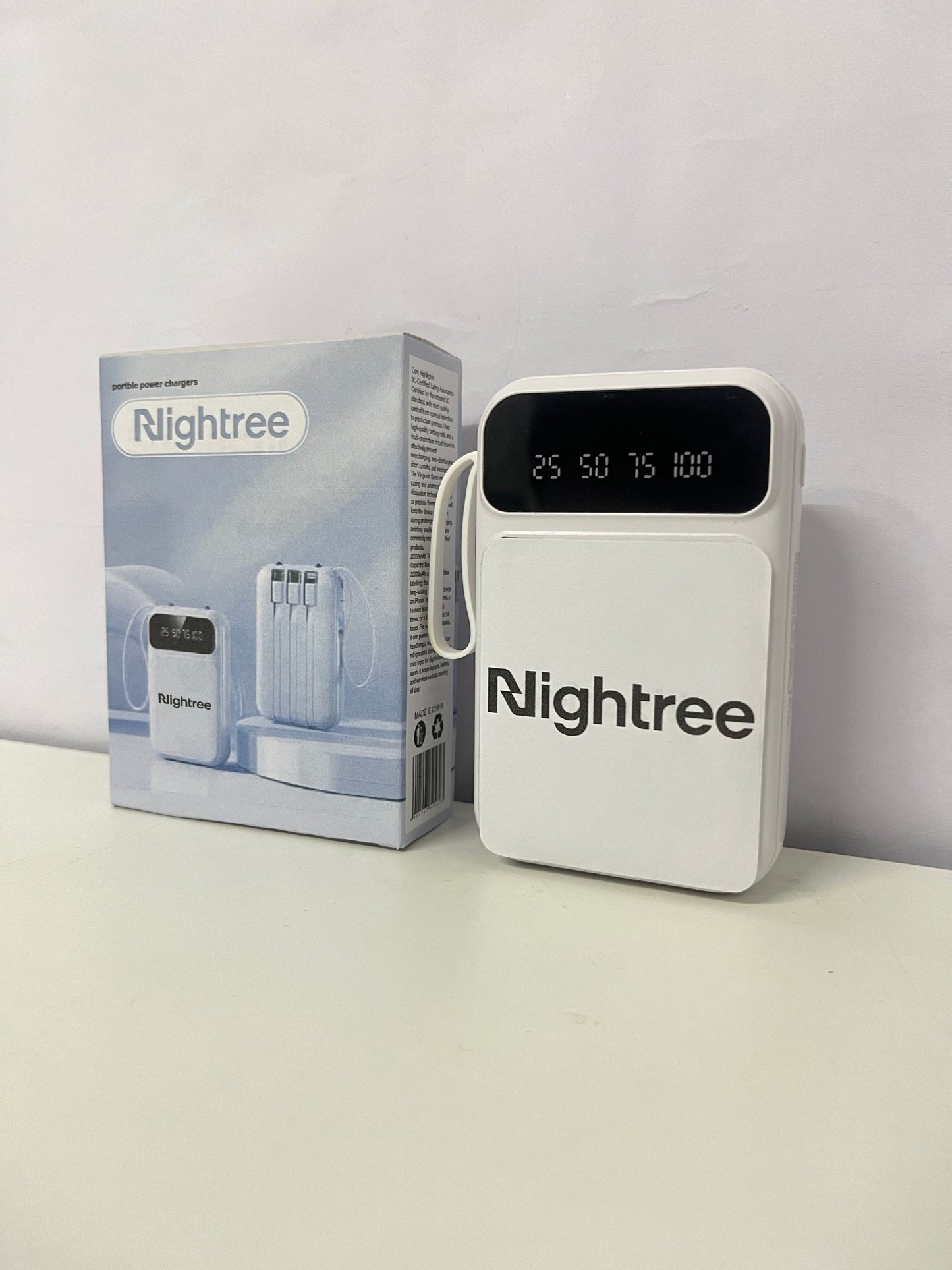 Nightree Portable Digital Display Power Bank