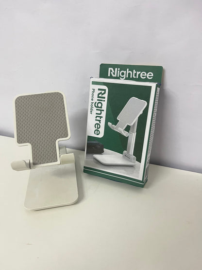 Nightree Foldable Adjustable Phone Holder - Multi-Angle Desktop Tablet Stand (Portable Anti-Slip)