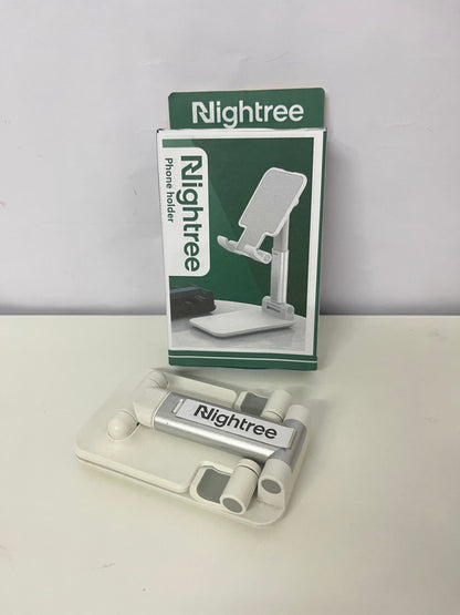 Nightree Foldable Adjustable Phone Holder - Multi-Angle Desktop Tablet Stand (Portable Anti-Slip)