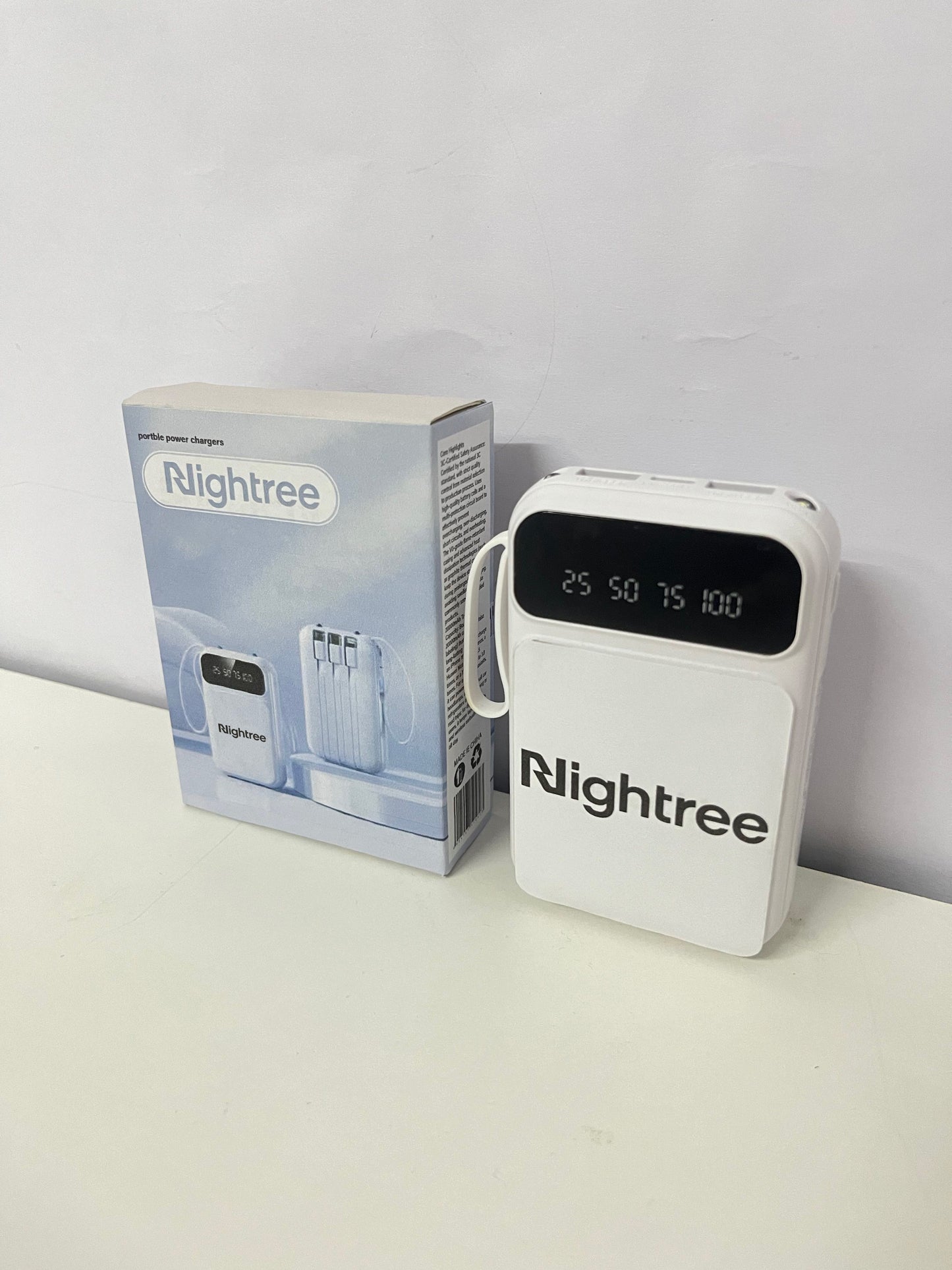 Nightree Portable Digital Display Power Bank