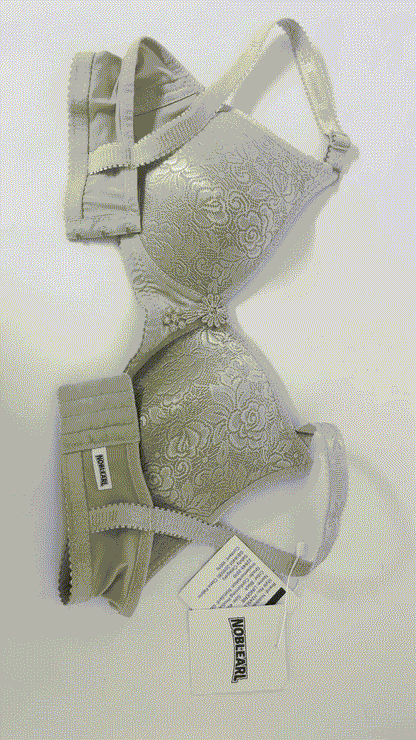 NOBLEARL Women Minimizer Underwire Lace Trim, Microfiber Full Coverage Bra