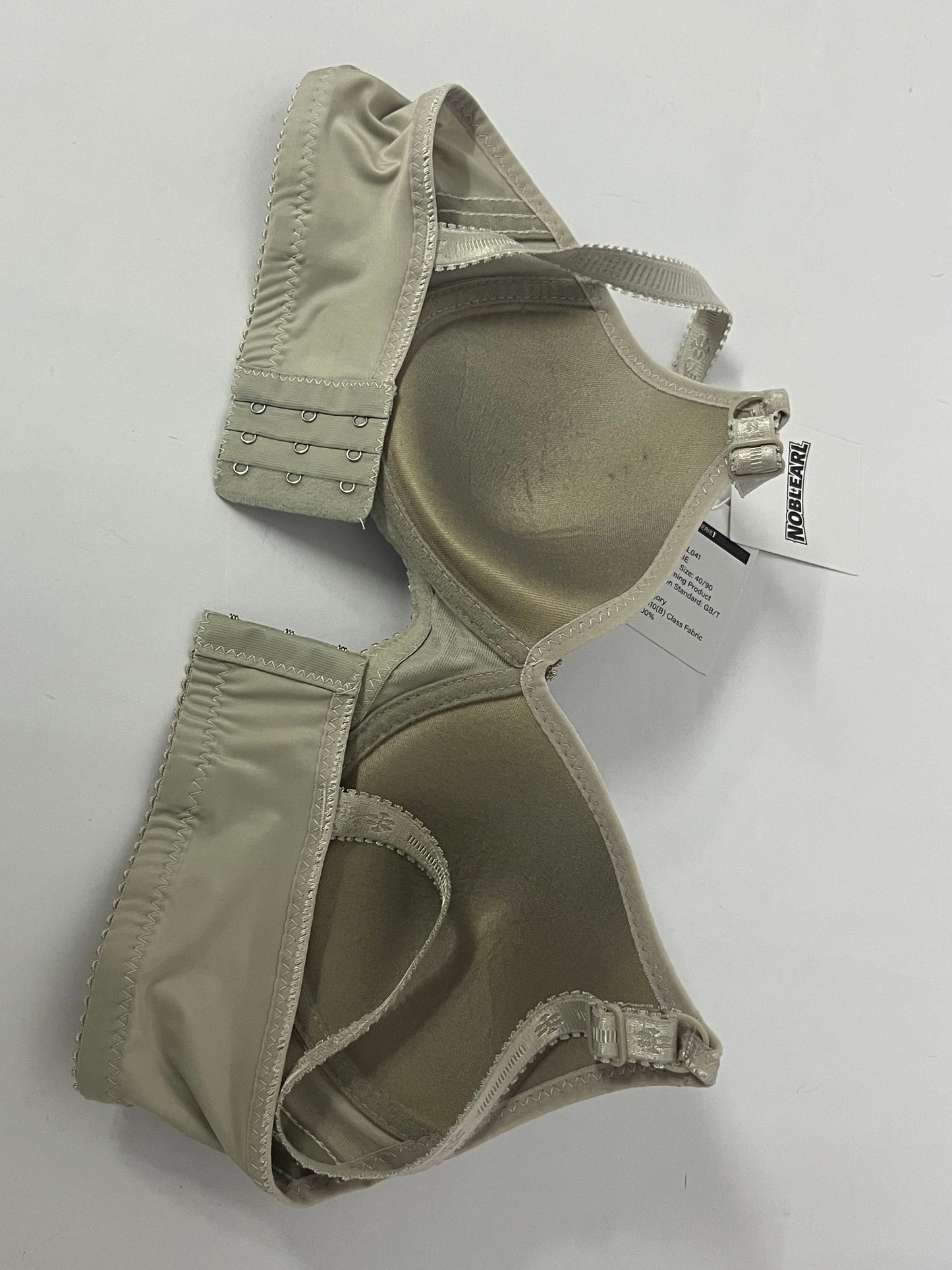 NOBLEARL Women Minimizer Underwire Lace Trim, Microfiber Full Coverage Bra