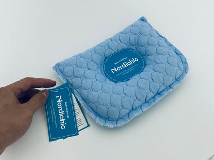 Nordichic Pillow - Breathable Newborn Head-Shaping Support (Stroller/Car Seat)