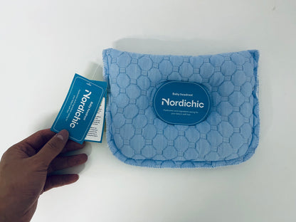 Nordichic Pillow - Breathable Newborn Head-Shaping Support (Stroller/Car Seat)