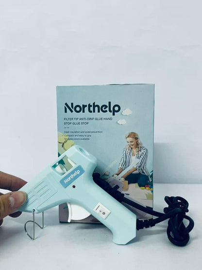 Northelp Anti-Drip Hot Glue Gun - Make Craft & Repair Efficient & Tidy