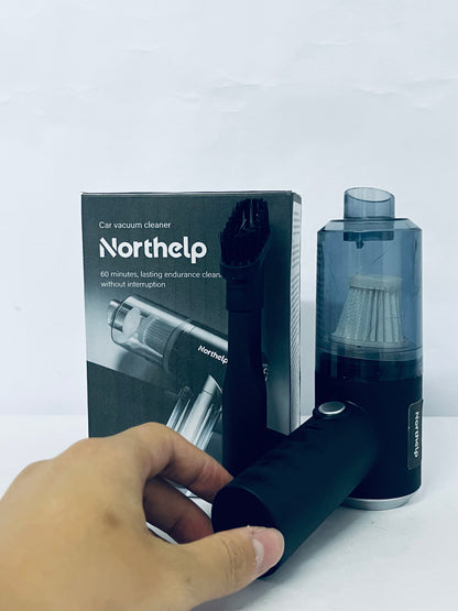 Northelp Car Vacuum Cleaner - Wireless Handheld, 60 Mins Long Runtime, Powerful Suction for Car Interior Deep Cleaning