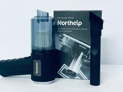 Northelp Car Vacuum Cleaner - Wireless Handheld, 60 Mins Long Runtime, Powerful Suction for Car Interior Deep Cleaning