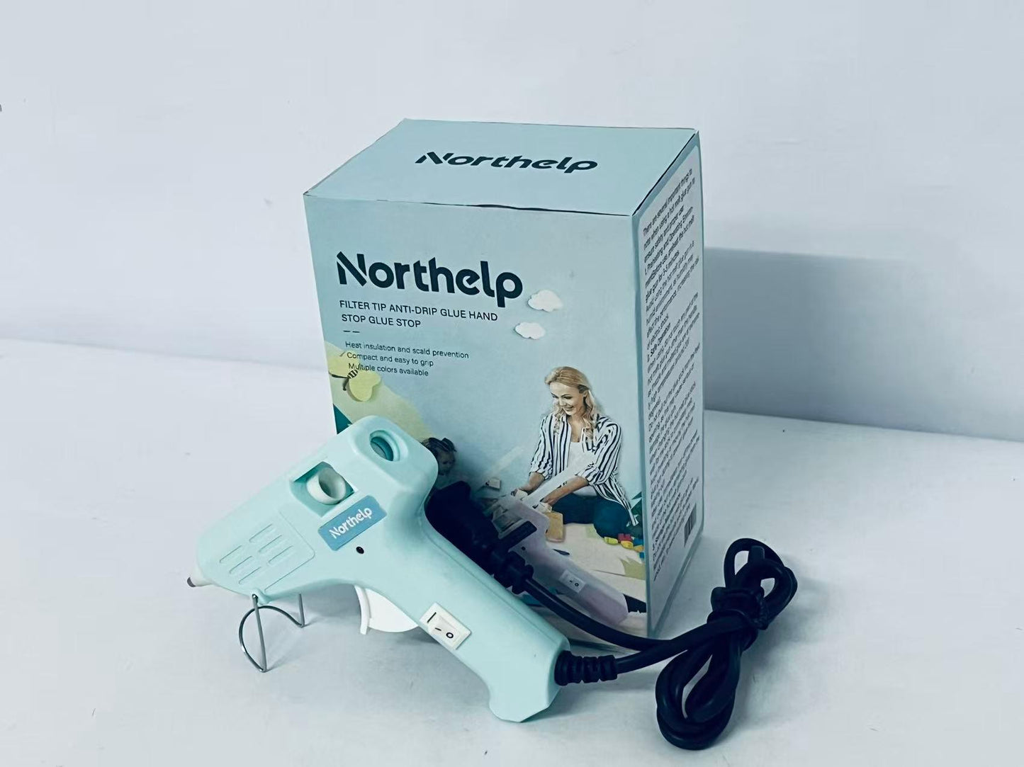 Northelp Anti-Drip Hot Glue Gun - Make Craft & Repair Efficient & Tidy