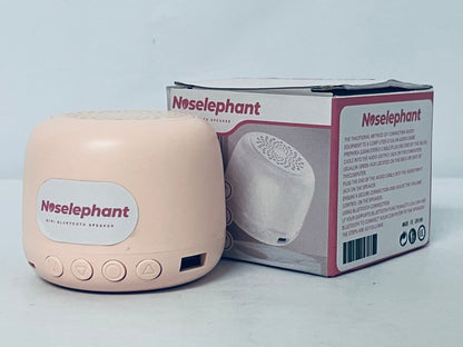Noselephant Portable Bluetooth Speakers with Strap Easy to Carry, Wireless IPX5 Waterproof Mini Speaker with Loud Stereo Sound, 20 Hours Playtime, Rechargeable Battery, Built-in Microphone, Pink