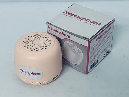 Noselephant Portable Bluetooth Speakers with Strap Easy to Carry, Wireless IPX5 Waterproof Mini Speaker with Loud Stereo Sound, 20 Hours Playtime, Rechargeable Battery, Built-in Microphone, Pink