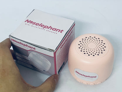 Noselephant Portable Bluetooth Speakers with Strap Easy to Carry, Wireless IPX5 Waterproof Mini Speaker with Loud Stereo Sound, 20 Hours Playtime, Rechargeable Battery, Built-in Microphone, Pink