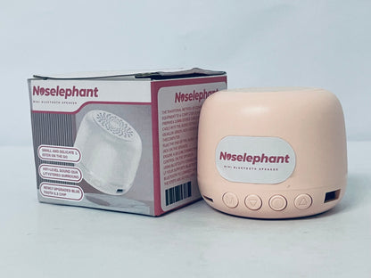 Noselephant Portable Bluetooth Speakers with Strap Easy to Carry, Wireless IPX5 Waterproof Mini Speaker with Loud Stereo Sound, 20 Hours Playtime, Rechargeable Battery, Built-in Microphone, Pink