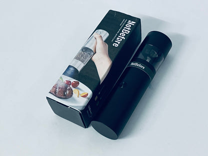 NotBefore Electric Coffee Grinder, Spice Grinder, One Touch Coffee Mill for Beans, Spices and More, with Clean Brush Black