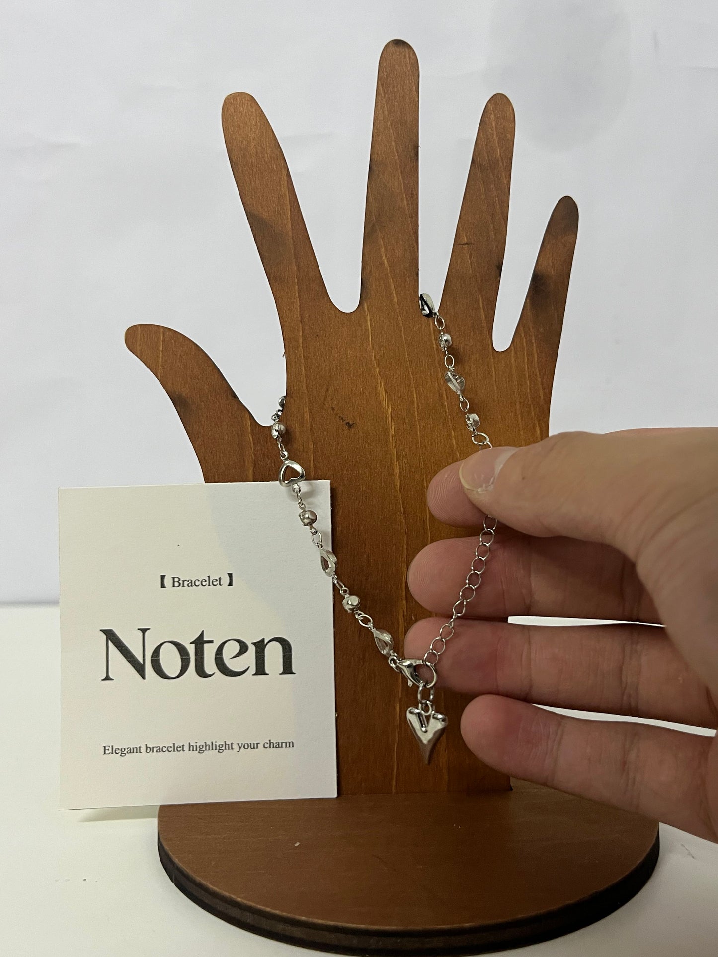 [Noten Bracelets]-Silver Bracelet - Dainty Layered Minimalist Hand Jewelry