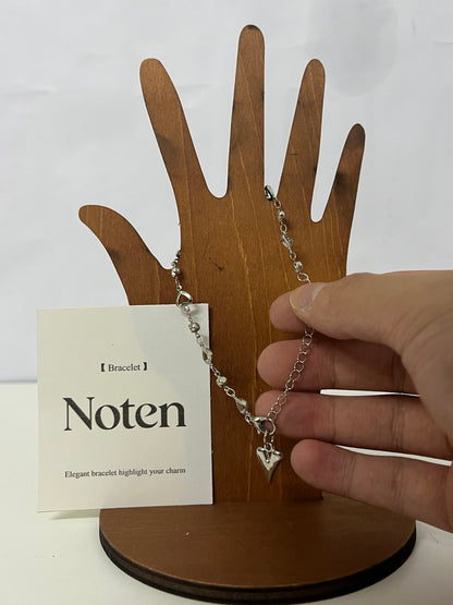 [Noten Bracelets]-Silver Bracelet - Dainty Layered Minimalist Hand Jewelry
