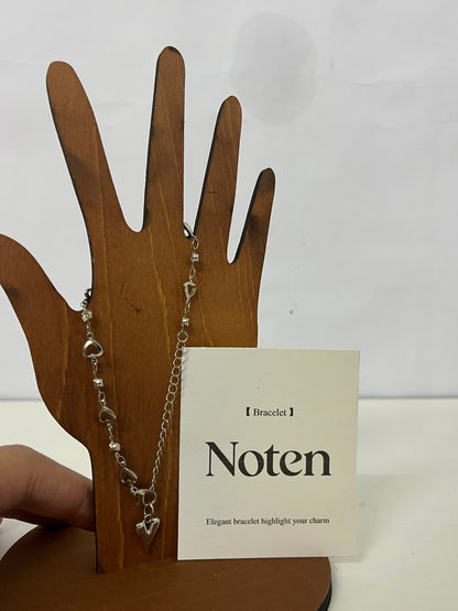 [Noten Bracelets]-Silver Bracelet - Dainty Layered Minimalist Hand Jewelry
