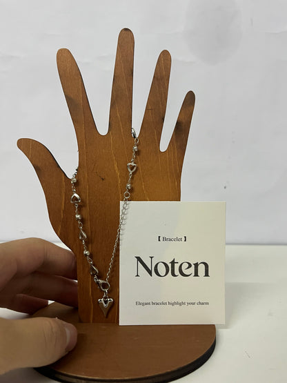 [Noten Bracelets]-Silver Bracelet - Dainty Layered Minimalist Hand Jewelry