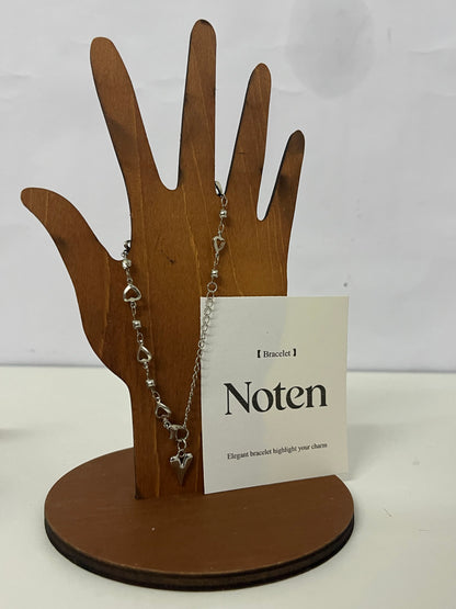 [Noten Bracelets]-Silver Bracelet - Dainty Layered Minimalist Hand Jewelry