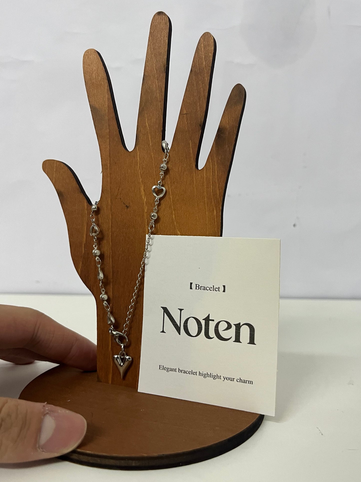 [Noten Bracelets]-Silver Bracelet - Dainty Layered Minimalist Hand Jewelry