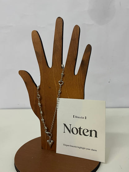 [Noten Bracelets]-Silver Bracelet - Dainty Layered Minimalist Hand Jewelry