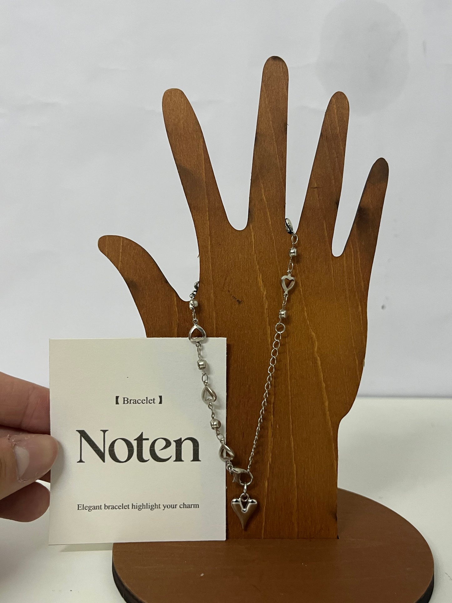 [Noten Bracelets]-Silver Bracelet - Dainty Layered Minimalist Hand Jewelry