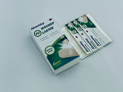 Notolday Adhesive Bandages, 6 Count Box, PE Waterproof, Breathable