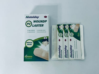 Notolday Adhesive Bandages, 6 Count Box, PE Waterproof, Breathable