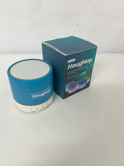 Noughtop Portable Mini Speaker, Super Bass Stereo Rechargeable Speaker with LED Lights