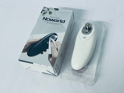 Noworld Auto Electric Can Opener: Open Your Cans with A Simple Press of Button - Automatic, Hands Free, Smooth Edge, Battery Operated, (Red)