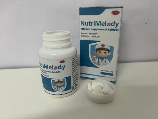 【NutriMelody Vitamin Supplement Tablets】—— Daily Immunity & Heart Protection in One Tablet