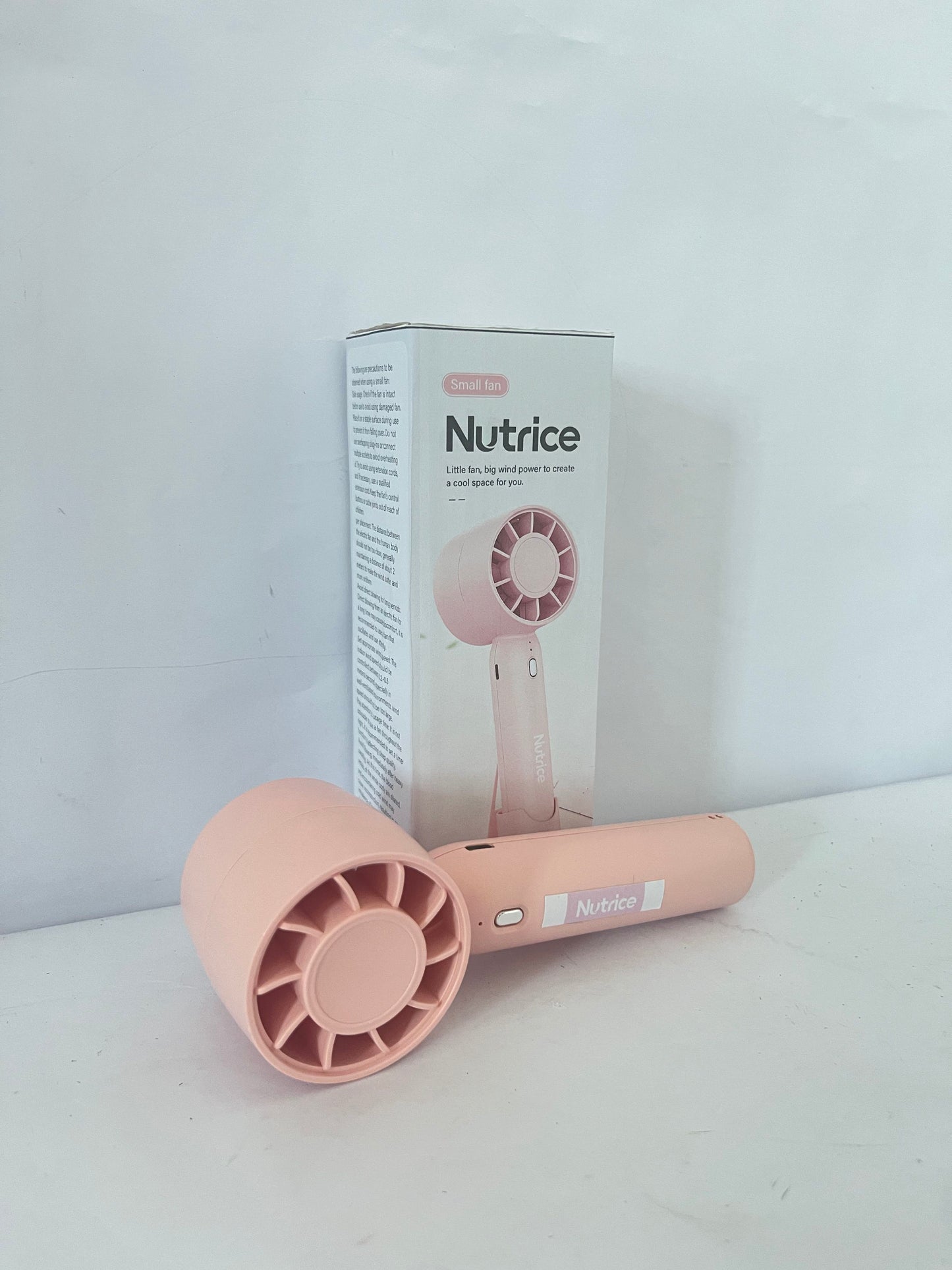 Nutrice Electric fans Portable fan for travel handheld