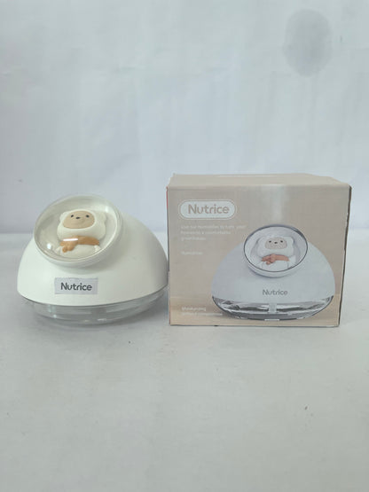 Nutrice Humidifiers for Bedroom, 3L Top Fill 30H & 26dB Quiet Runtime for Large Room, Cool Mist Ultrasonic Humidifier with Humidity Sensor, Night Light for Home, Baby, Nursery, Plants, 360° Nozzle, White