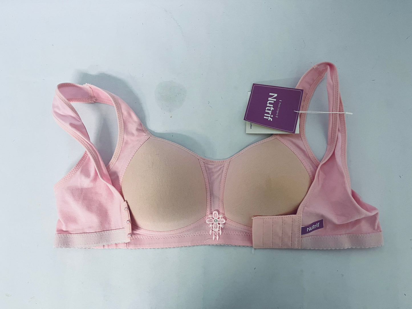 Nutrif Nursing Bra for Breastfeeding, Hands-Free Pumping & Nursing Maternity Bra, Seamless Wireless Adjustable Comfortable Breastfeeding Bra for Pregnant Women